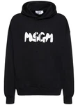 Hoodie Aus Terry Mit Logo Schwarz