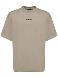 T-shirt Aus Baumwolljersey Mit Druck