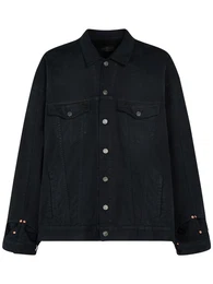 Jacke Aus Weichem Baumwolldenim