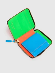 Geldbörse aus Leder Super Fluo 