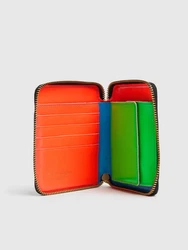Geldbörse aus Leder Super Fluo Fluo