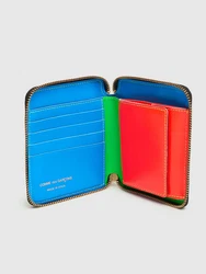 Geldbörse aus Leder Super Fluo Fluo