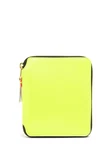 Geldbörse aus Leder Super Fluo Grün