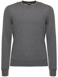Strickpullover Aus Extrafeiner Wolle 