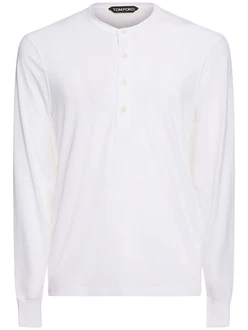 Henley-Shirt aus Lyocell 