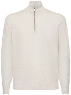 Kaschmir Rollkragenpullover Grau