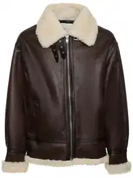 Unisex-jacke Aus Shearling
