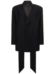Double Breast Viscose & Wool Jacket