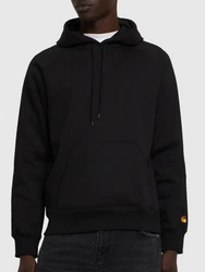 Hoodie Aus Baumwollmischung Chase Schwarz