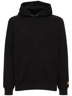 Hoodie Aus Baumwollmischung Chase Schwarz