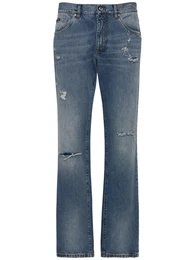 Jeans Aus Denim Mit Rissen