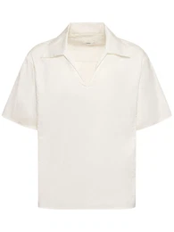 T-shirt Mit Spreizkragen