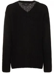 Strickpullover mit V-Ausschnitt 