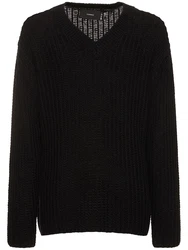 Strickpullover mit V-Ausschnitt 