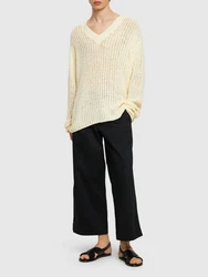 Strickpullover mit V-Ausschnitt 