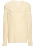 Strickpullover mit V-Ausschnitt 