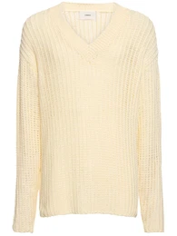 Strickpullover Mit V-ausschnitt