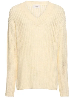 Strickpullover mit V-Ausschnitt