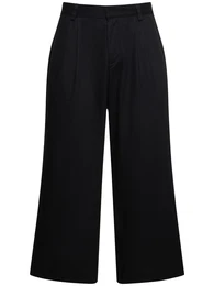 Weite Hose Aus Wolle