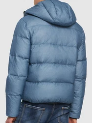 Nylonjacke Mit Logo Hellblau/Blau