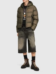 Nylonjacke Mit Logo Khaki/Dunkelgrün