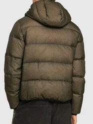 Nylonjacke Mit Logo Khaki/Dunkelgrün