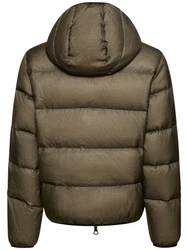 Nylonjacke Mit Logo Khaki/Dunkelgrün