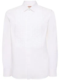 Baumwollhemd Mit Plastron