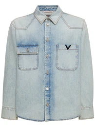 Hemd Aus Baumwolldenim