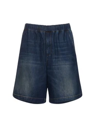 Denim-shorts