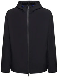 Wasserdichte Nylonjacke Mit Kapuze