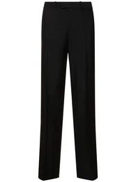 Formelle, Gerade Hose Aus Wolle