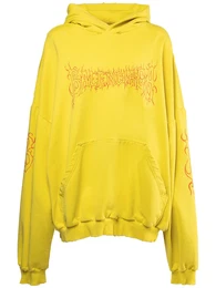 Hoodie Aus Baumwolle darkwave
