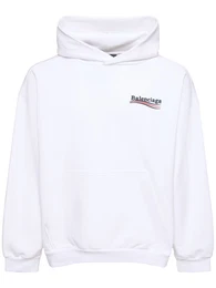 Hoodie Aus Baumwollfleece Mit Logo
