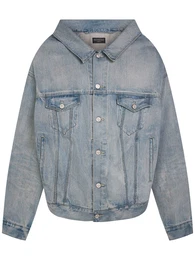 Jacke Aus Baumwolldenim