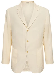 Blazer Aus Wolle Und Mohair tropical