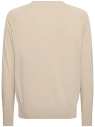 Sweater Aus Baumwollstrick Beige