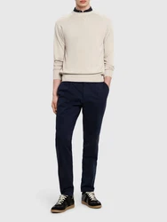 Sweater Aus Baumwollstrick Beige
