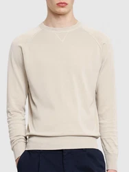Sweater Aus Baumwollstrick Beige