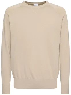 Sweater Aus Baumwollstrick Beige