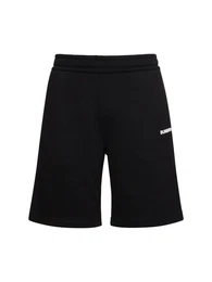 Shorts Aus Baumwolljersey Mit Logo raphael