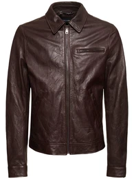 Jacke Aus Glattleder