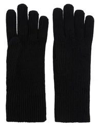 Logo Virgin Wool Tricot Gloves