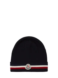 Tricolor Virgin Wool Beanie