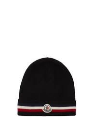 Tricolor Virgin Wool Beanie