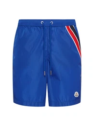 Badeshorts Aus Stretch-nylon Mit Pfeilmotiv