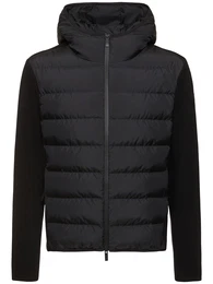 Daunenjacke Aus Wollmischgewebe