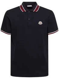 Polohemd Aus Baumwollpiqu Mit Logodruck