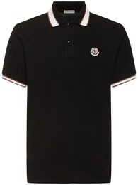 Polohemd Aus Baumwollpiqu Mit Logodruck