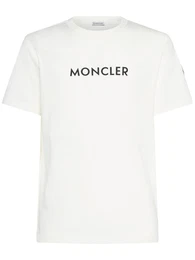 T-shirt Aus Baumwolljersey Mit Logo